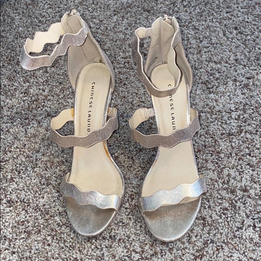 Chinese Laundry Gold Heels